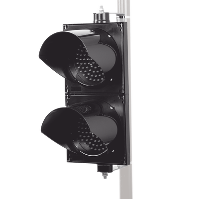 Semáforo LED para acceso vehicular